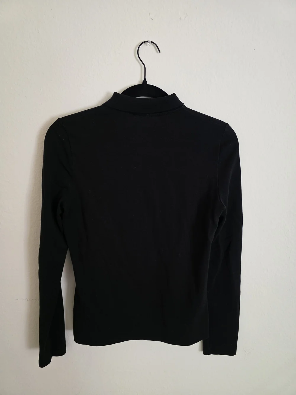 Lacoste Black Long Sleeve Polo Top - Picture 2 of 4